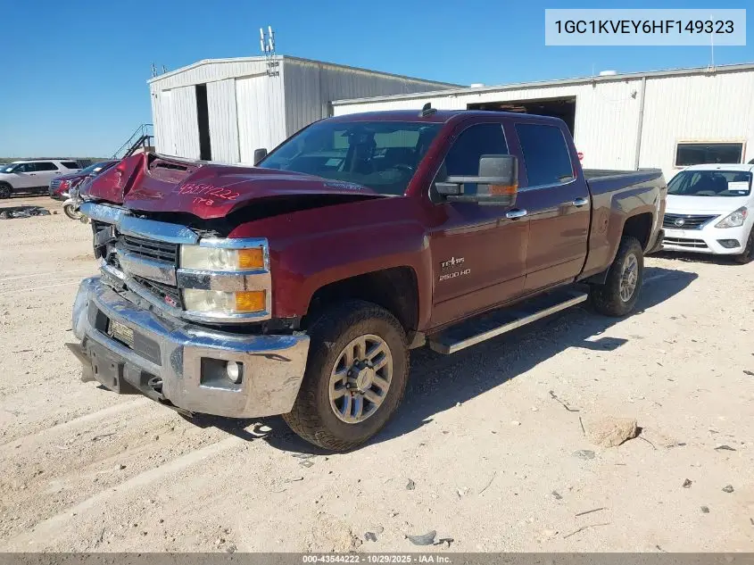 1GC1KVEY6HF149323 2017 Chevrolet Silverado 2500Hd Lt