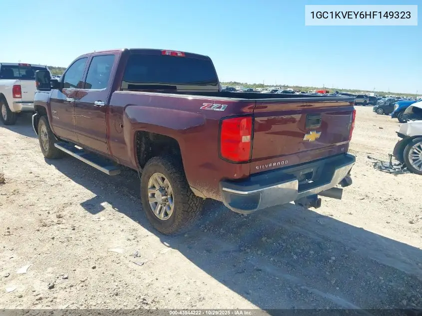 1GC1KVEY6HF149323 2017 Chevrolet Silverado 2500Hd Lt
