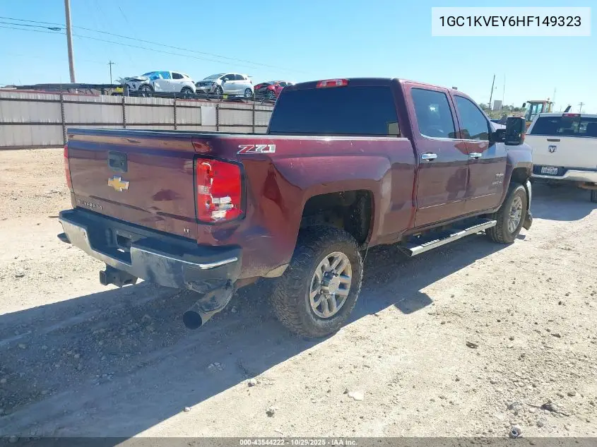1GC1KVEY6HF149323 2017 Chevrolet Silverado 2500Hd Lt