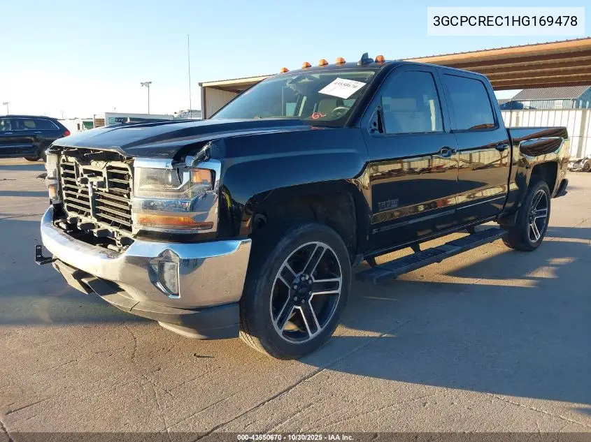 3GCPCREC1HG169478 2017 Chevrolet Silverado 1500 1Lt
