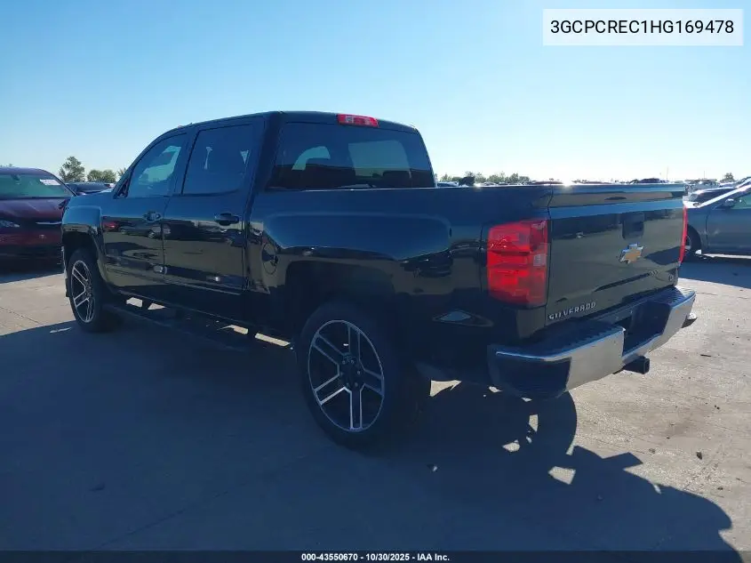 3GCPCREC1HG169478 2017 Chevrolet Silverado 1500 1Lt