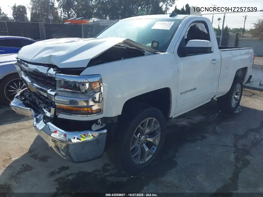 1GCNCREC9HZ257539 2017 Chevrolet Silverado 1500 1Lt