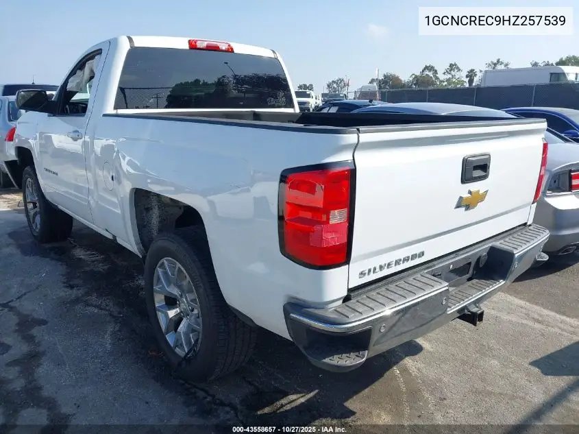1GCNCREC9HZ257539 2017 Chevrolet Silverado 1500 1Lt