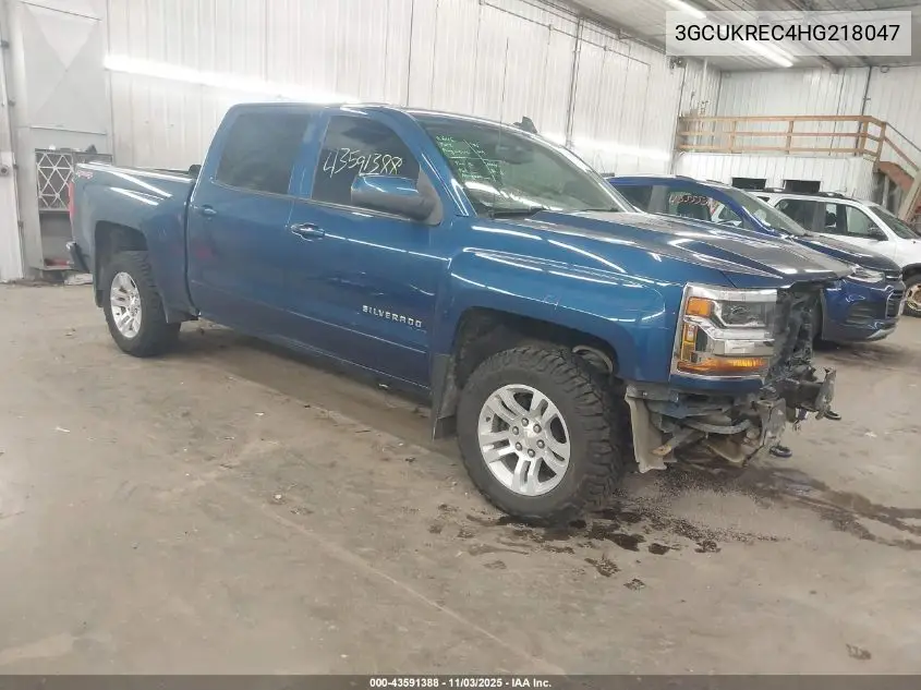 3GCUKREC4HG218047 2017 Chevrolet Silverado 1500 1Lt