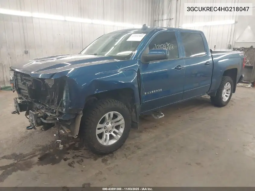 3GCUKREC4HG218047 2017 Chevrolet Silverado 1500 1Lt