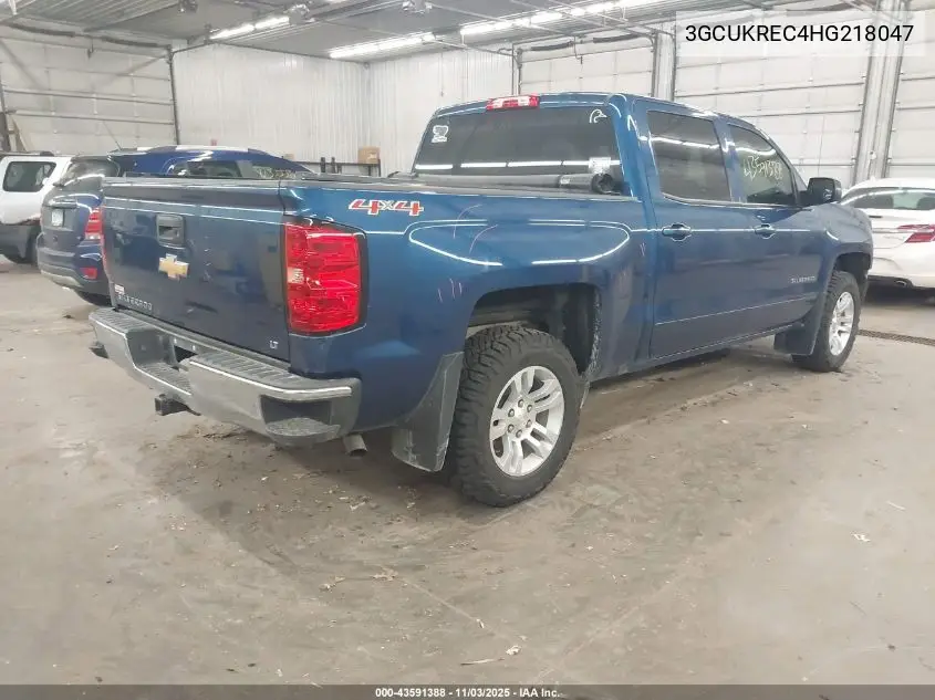 3GCUKREC4HG218047 2017 Chevrolet Silverado 1500 1Lt