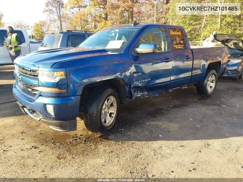 1GCVKREC7HZ101485 2017 Chevrolet Silverado 1500 2Lt