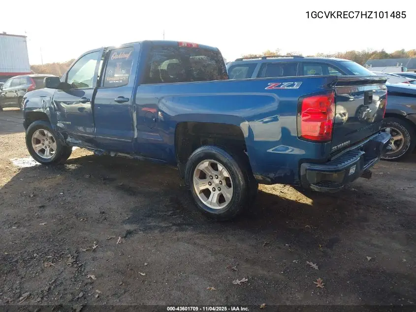 1GCVKREC7HZ101485 2017 Chevrolet Silverado 1500 2Lt