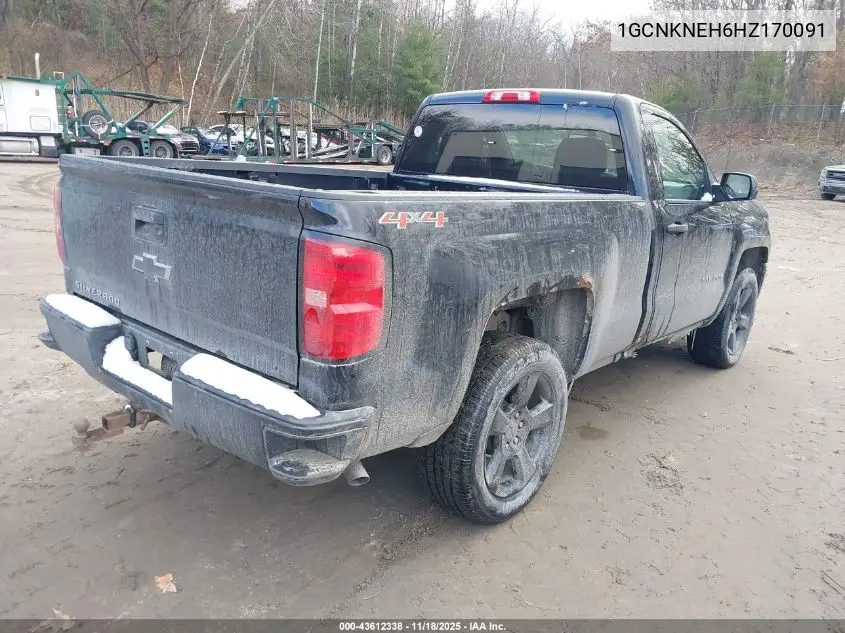 1GCNKNEH6HZ170091 2017 Chevrolet Silverado 1500 Wt