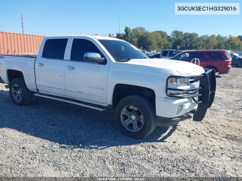 3GCUKSEC1HG329016 2017 Chevrolet Silverado 1500 2Lz