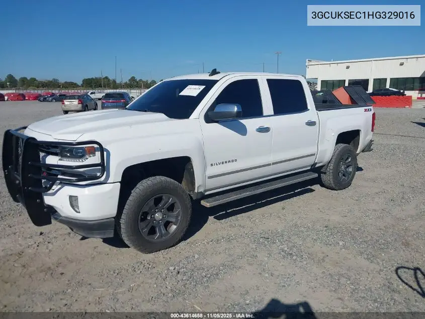 3GCUKSEC1HG329016 2017 Chevrolet Silverado 1500 2Lz
