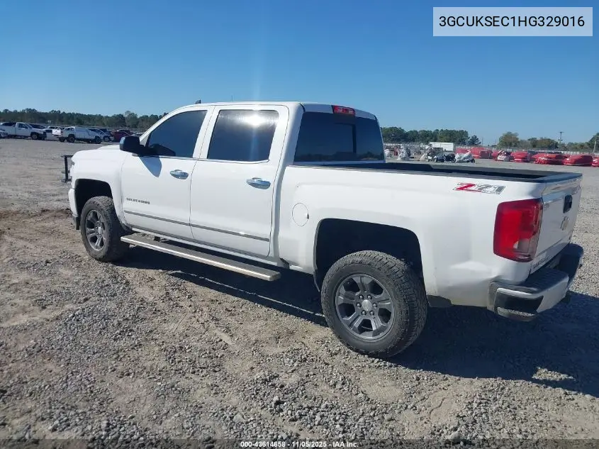 3GCUKSEC1HG329016 2017 Chevrolet Silverado 1500 2Lz