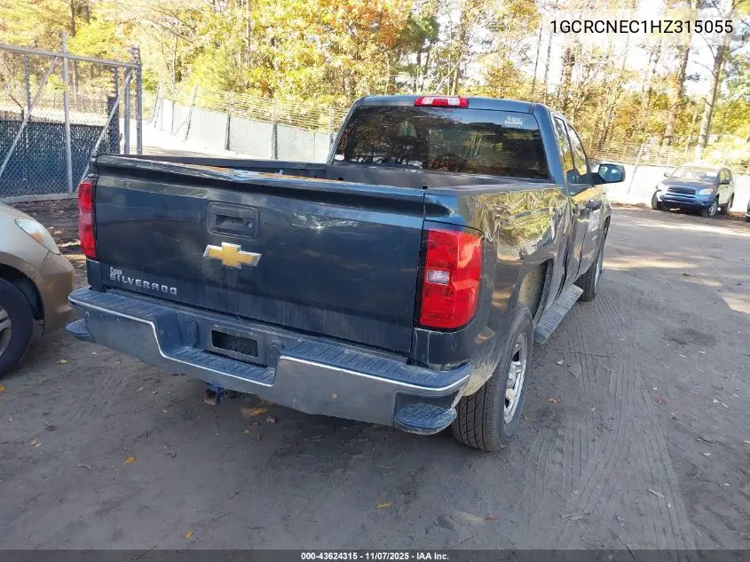 1GCRCNEC1HZ315055 2017 Chevrolet Silverado 1500 Ls