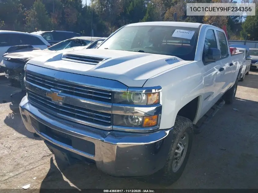 1GC1CUEY9HF234356 2017 Chevrolet Silverado 2500Hd Wt