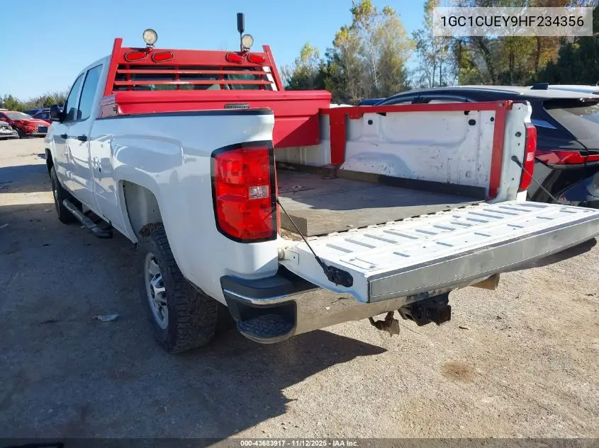1GC1CUEY9HF234356 2017 Chevrolet Silverado 2500Hd Wt