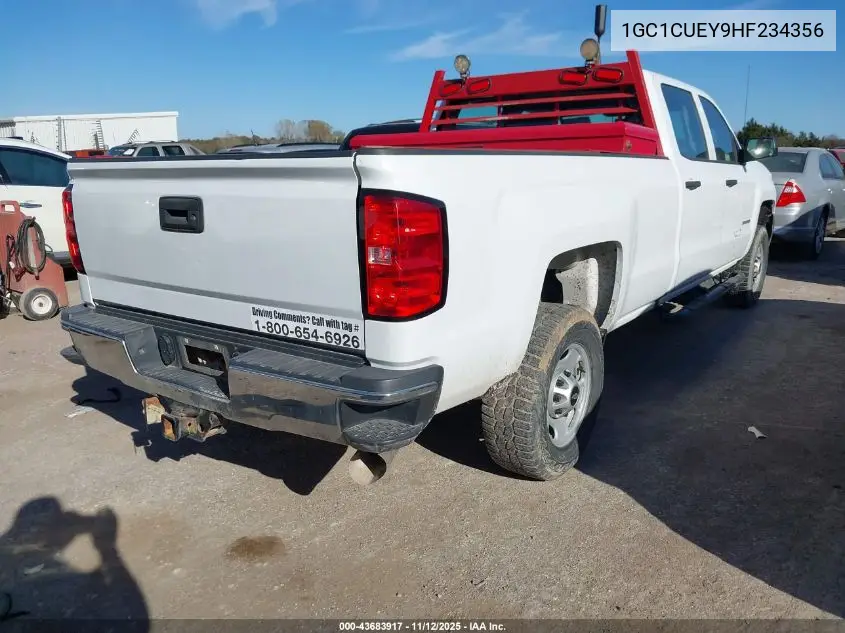 1GC1CUEY9HF234356 2017 Chevrolet Silverado 2500Hd Wt