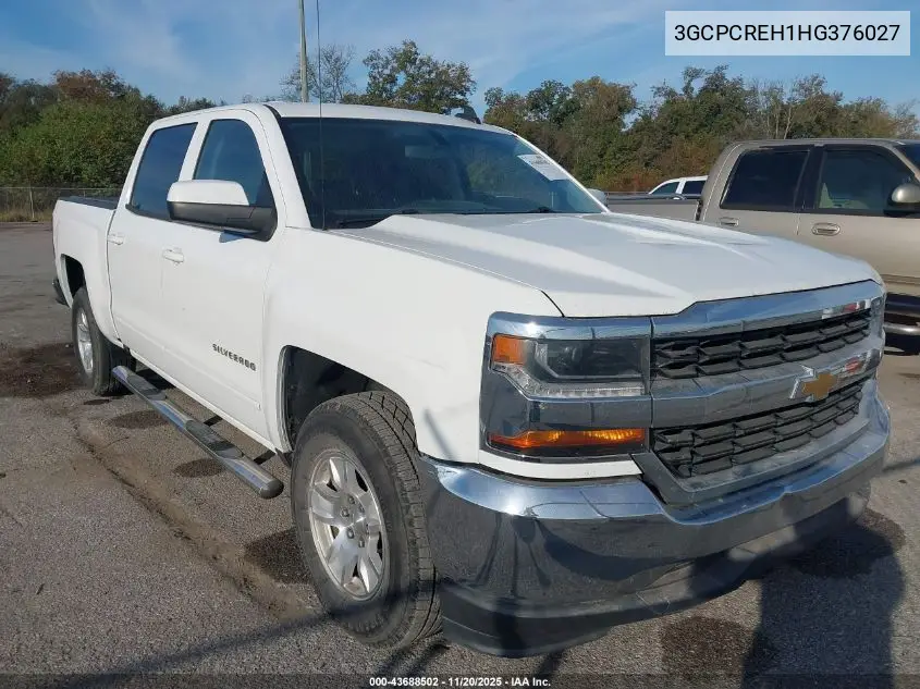 3GCPCREH1HG376027 2017 Chevrolet Silverado 1500 1Lt