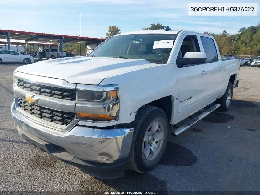 3GCPCREH1HG376027 2017 Chevrolet Silverado 1500 1Lt