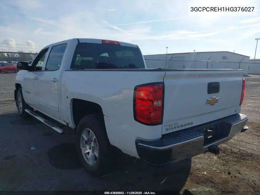 3GCPCREH1HG376027 2017 Chevrolet Silverado 1500 1Lt