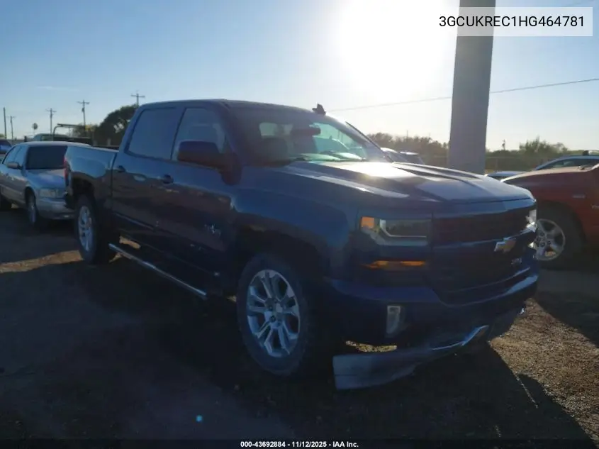 3GCUKREC1HG464781 2017 Chevrolet Silverado 1500 2Lt