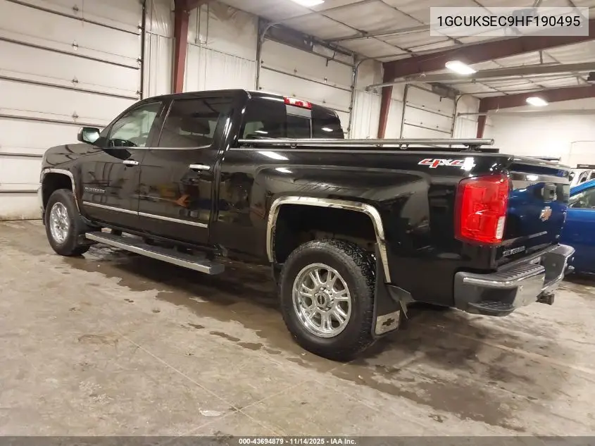 1GCUKSEC9HF190495 2017 Chevrolet Silverado 1500 1Lz
