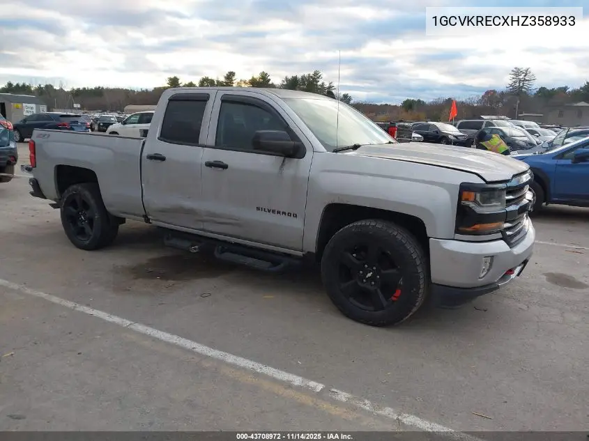 1GCVKRECXHZ358933 2017 Chevrolet Silverado 1500 2Lt