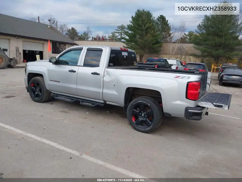 1GCVKRECXHZ358933 2017 Chevrolet Silverado 1500 2Lt