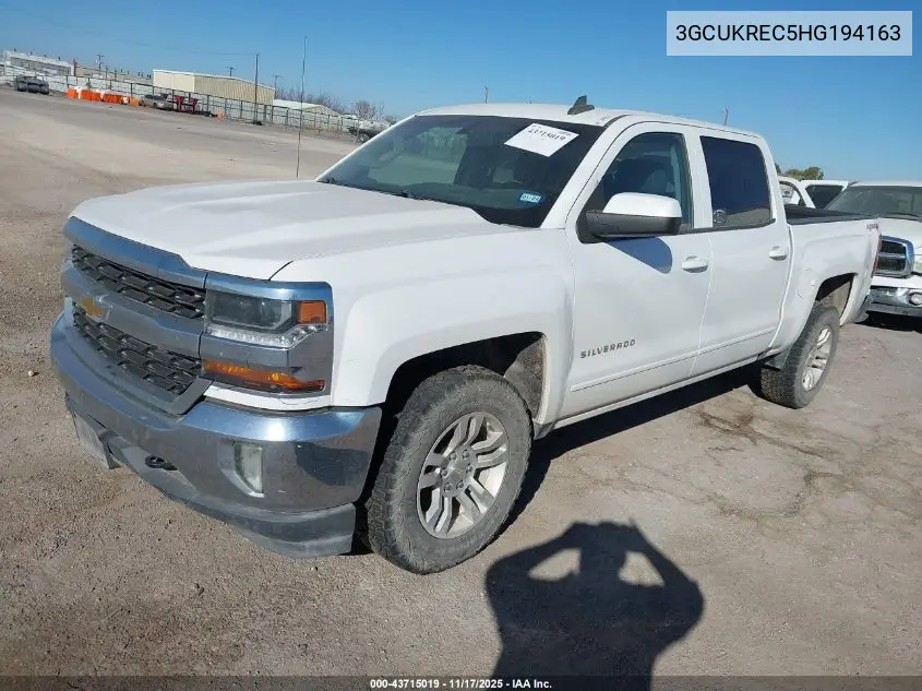 3GCUKREC5HG194163 2017 Chevrolet Silverado 1500 1Lt