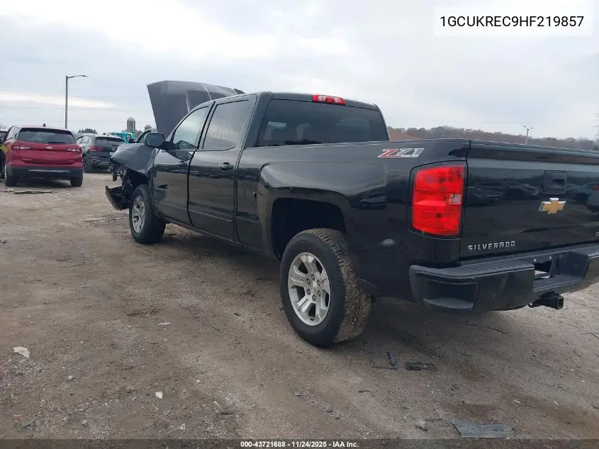 1GCUKREC9HF219857 2017 Chevrolet Silverado 1500 2Lt