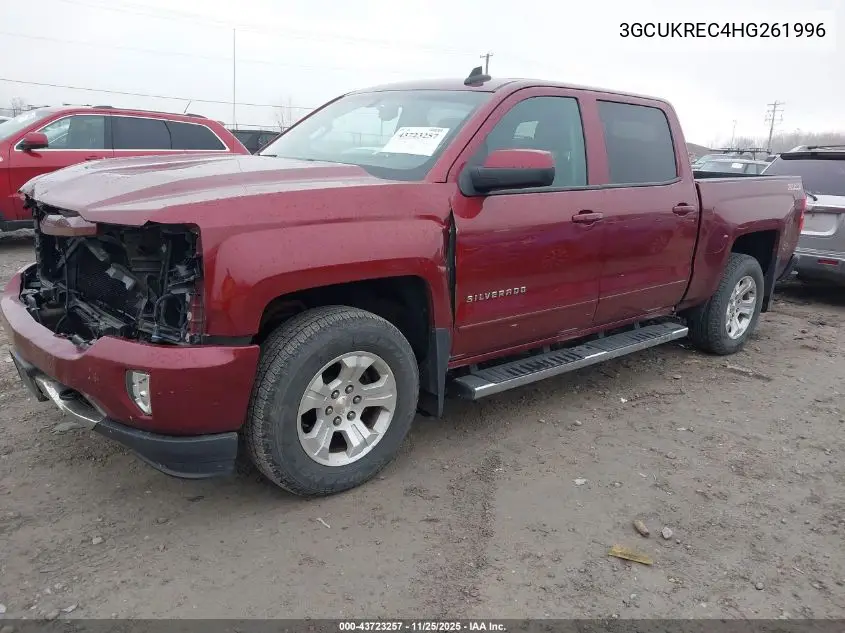 3GCUKREC4HG261996 2017 Chevrolet Silverado 1500 2Lt