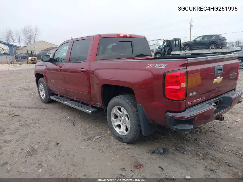 3GCUKREC4HG261996 2017 Chevrolet Silverado 1500 2Lt