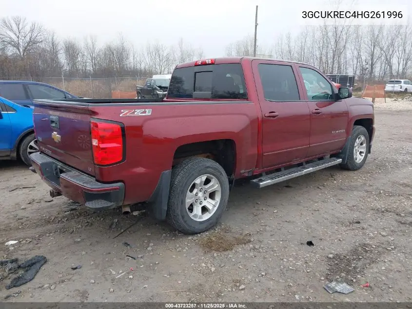3GCUKREC4HG261996 2017 Chevrolet Silverado 1500 2Lt