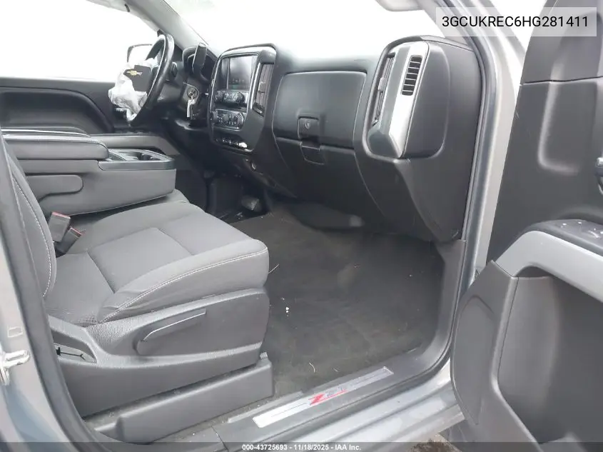 3GCUKREC6HG281411 2017 Chevrolet Silverado 1500 2Lt
