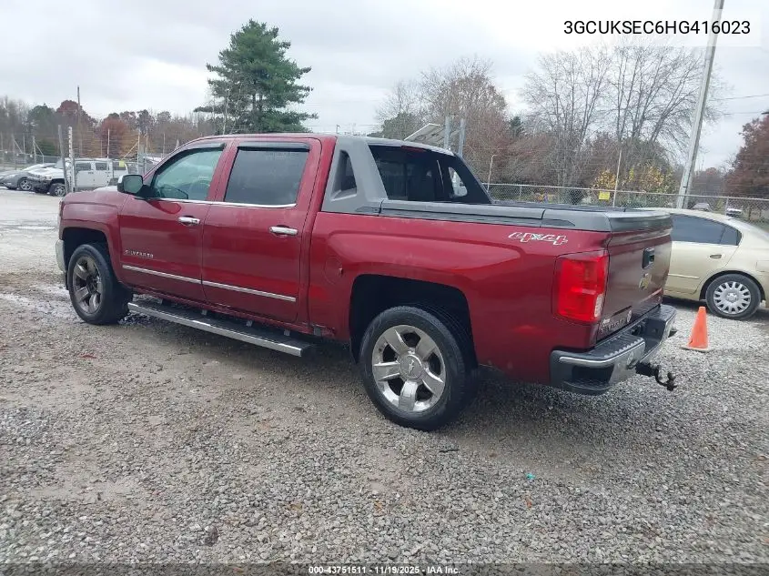3GCUKSEC6HG416023 2017 Chevrolet Silverado 1500 1Lz