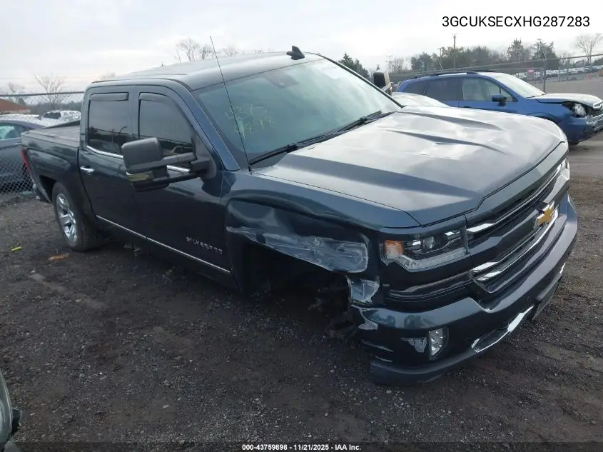 3GCUKSECXHG287283 2017 Chevrolet Silverado 1500 2Lz