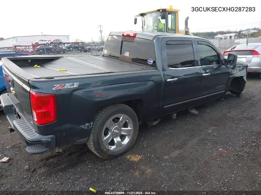3GCUKSECXHG287283 2017 Chevrolet Silverado 1500 2Lz