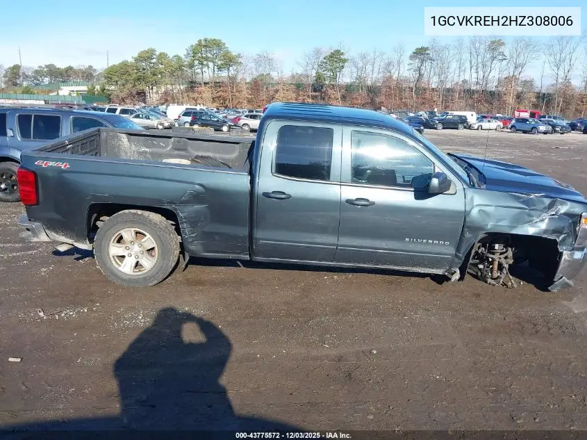 1GCVKREH2HZ308006 2017 Chevrolet Silverado 1500 1Lt