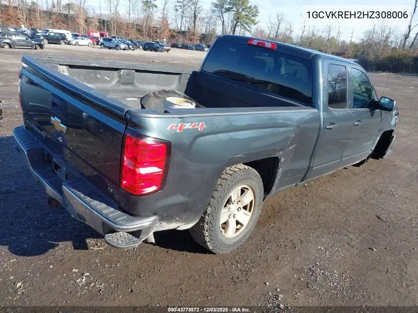 1GCVKREH2HZ308006 2017 Chevrolet Silverado 1500 1Lt