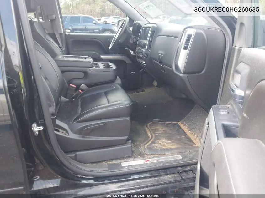 3GCUKREC0HG260635 2017 Chevrolet Silverado 1500 2Lt