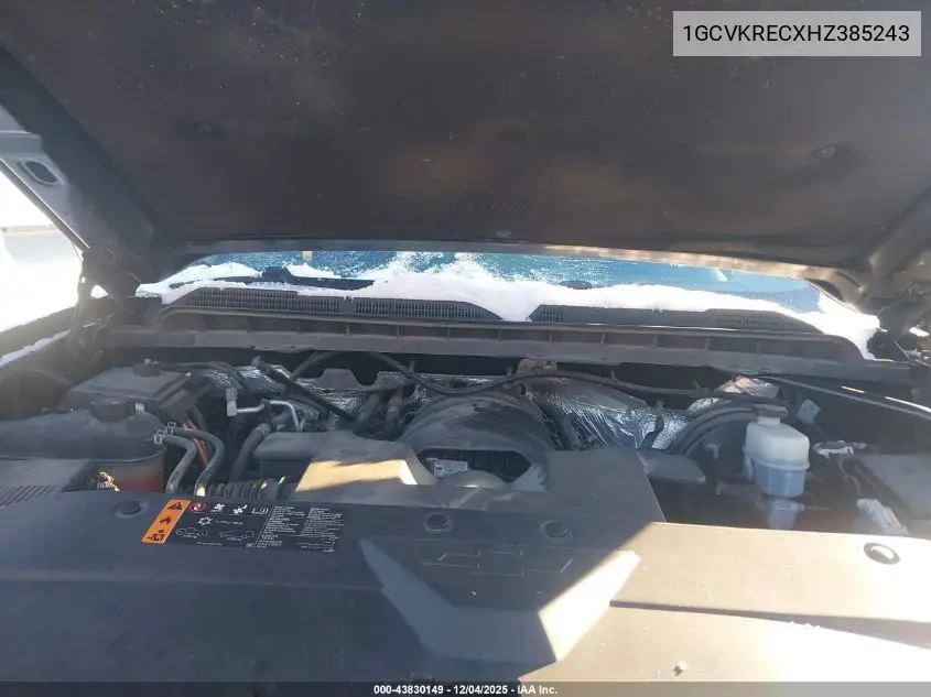1GCVKRECXHZ385243 2017 Chevrolet Silverado 1500 2Lt
