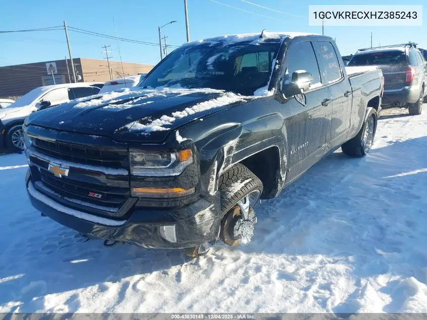 1GCVKRECXHZ385243 2017 Chevrolet Silverado 1500 2Lt