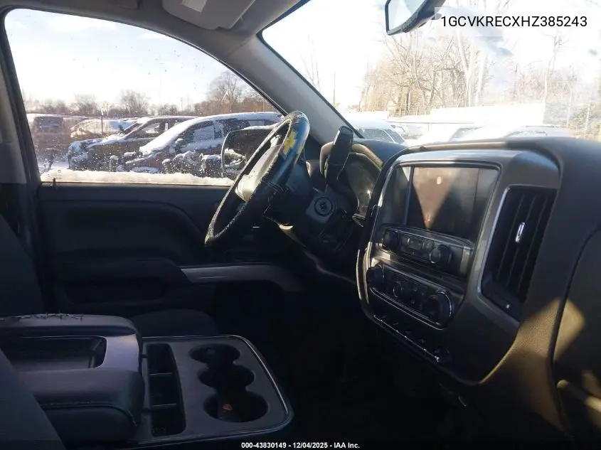 1GCVKRECXHZ385243 2017 Chevrolet Silverado 1500 2Lt
