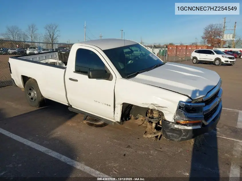 1GCNCNEC7HZ254549 2017 Chevrolet Silverado 1500 Wt