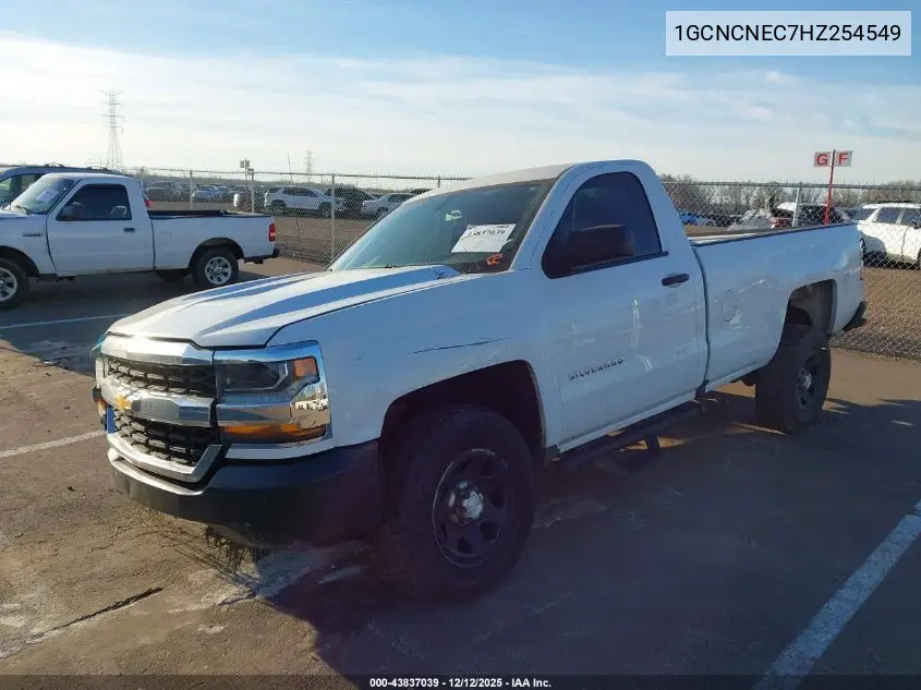 1GCNCNEC7HZ254549 2017 Chevrolet Silverado 1500 Wt