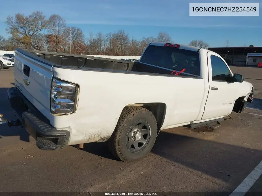 1GCNCNEC7HZ254549 2017 Chevrolet Silverado 1500 Wt