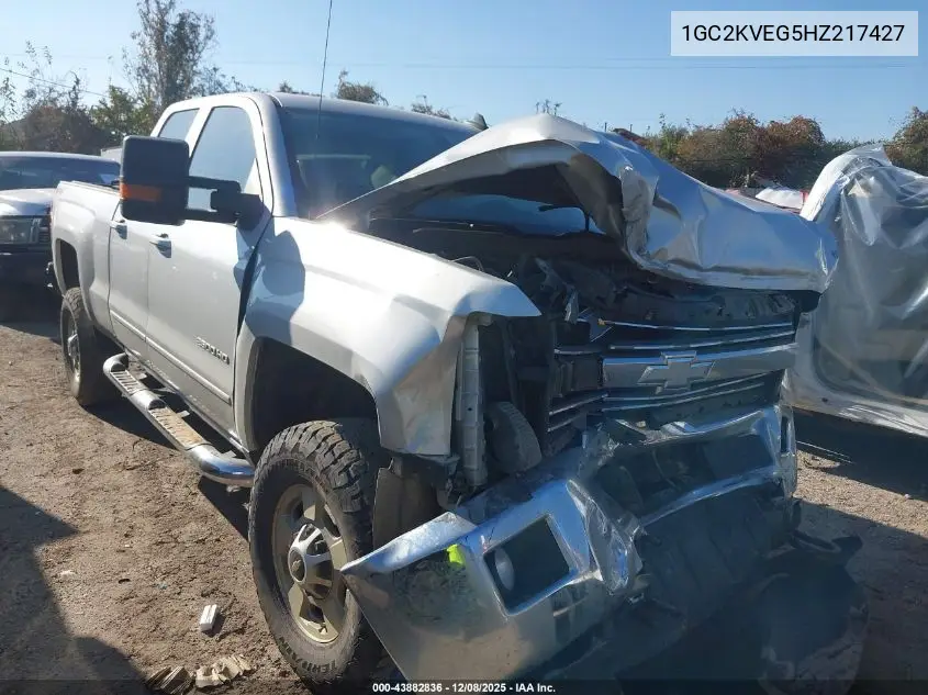 1GC2KVEG5HZ217427 2017 Chevrolet Silverado 2500Hd Lt