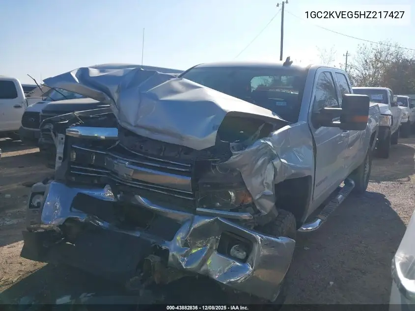1GC2KVEG5HZ217427 2017 Chevrolet Silverado 2500Hd Lt