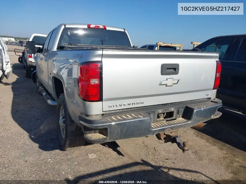 1GC2KVEG5HZ217427 2017 Chevrolet Silverado 2500Hd Lt