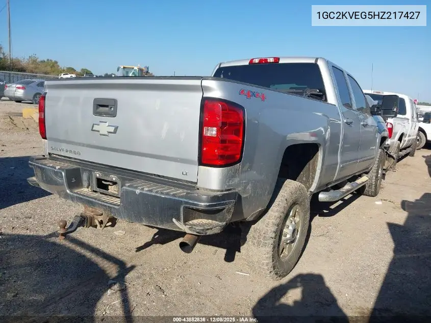 1GC2KVEG5HZ217427 2017 Chevrolet Silverado 2500Hd Lt