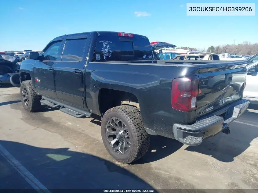3GCUKSEC4HG399206 2017 Chevrolet Silverado 1500 2Lz